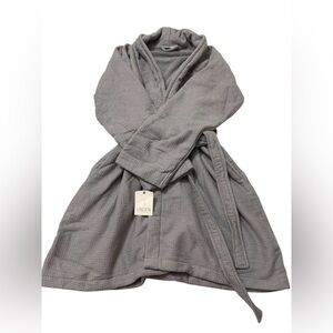 NWTs Organic cotton waffle robe
